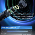 Microfono Lavalier Wireless con Ricevitore 3,5 mm e Luce 9"