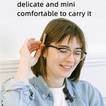 Microfono Lavalier Wireless con Ricevitore 3,5 mm e Luce 9"