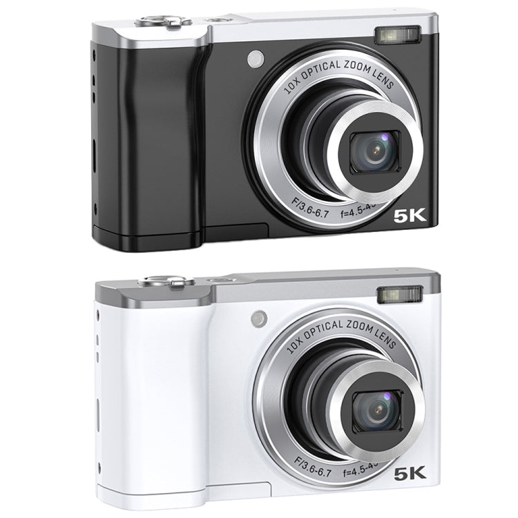 DC305X 5K/30FPS 2,8 pollici HD ripresa 5X zoom ottico fotocamera digitale anti-vibrazione, Black EU Plug, Black US Plug, Black UK Plug, White EU Plug, White US Plug, White UK Plug