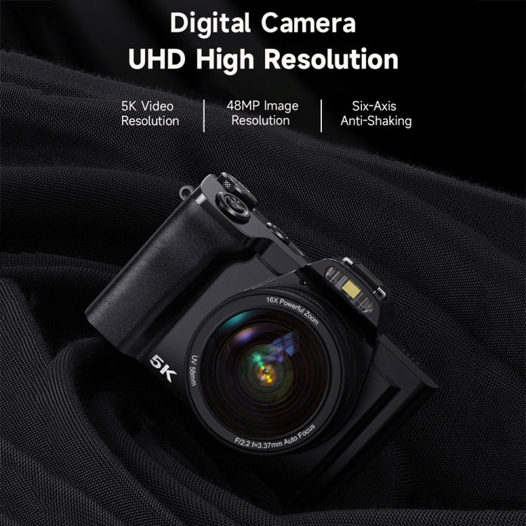 Fotocamera digitale DC-201S 5K 3,5" con stabilizzazione 6 assi