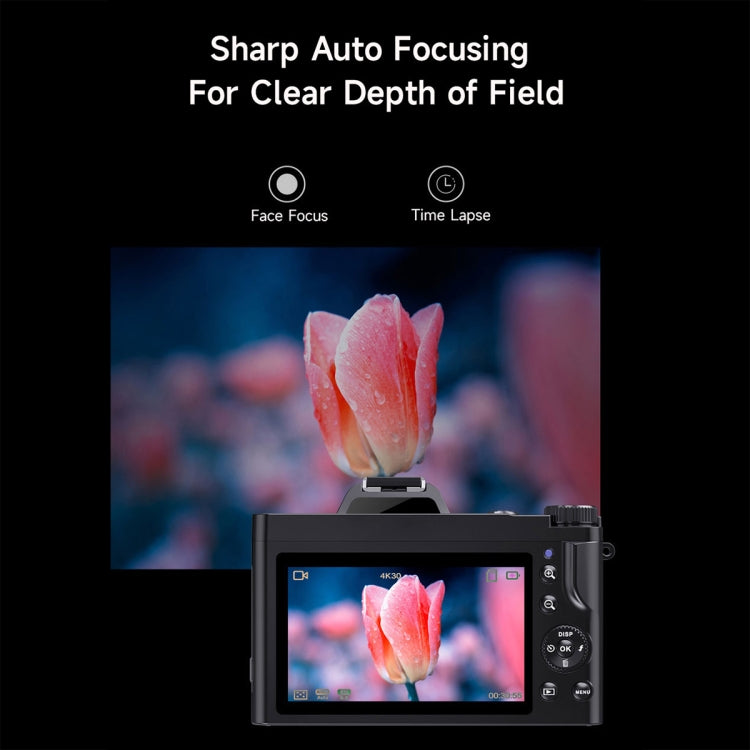 Fotocamera digitale DC-201S 5K 3,5" con stabilizzazione 6 assi