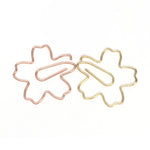 Graffette in metallo di forma speciale Classificazione dei file e conservazione delle graffette, 10pcs /Box Sakura