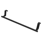 Portasciugamani sopraporta in acciaio inox senza perforazione, porta stracci da appendere alla porta dell'armadio, 23.5cm Silver, 23.5cm Black, 23.5cm White, 36.5cm Silver, 36.5cm Black, 36.5cm White