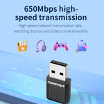 Ricevitore WIFI scheda di rete wireless USB COMFAST CF-WU811AC V3 5G Dual Band 650Mbps, CF-WU811AC V3