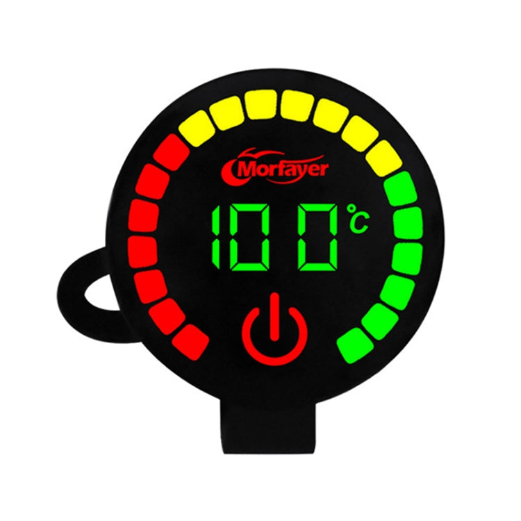 Misuratore di potenza intelligente con allarme a doppio display per moto Morfayer, Voltmeter, Water Temperature Meter, Voltmeter+Water Temperature Meter