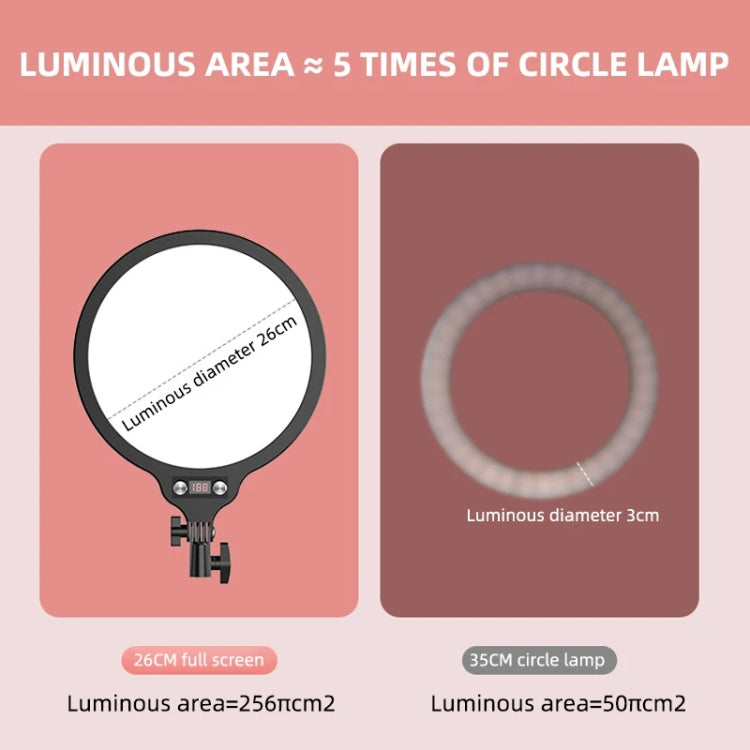 Set di treppiedi per selfie ad anello luminoso a schermo intero da 10,2 pollici per streaming live, 55cm Bracket, 55cm Bracket With Remote Control, 210cm Bracket, 210cm Bracket With Remote Control, 55cm Overhead Shot, 210cm Overhead Shot