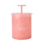 Detergente per il viso Schiuma Maker Bubbler Cup Viaggio Portatile Manuale Schiuma Bottiglia, Small Purple, Small Transparent, Small Pink, Large Purple, Large Transparent, Large Pink