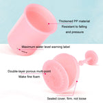 Detergente per il viso Schiuma Maker Bubbler Cup Viaggio Portatile Manuale Schiuma Bottiglia, Small Purple, Small Transparent, Small Pink, Large Purple, Large Transparent, Large Pink