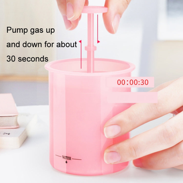 Detergente per il viso Schiuma Maker Bubbler Cup Viaggio Portatile Manuale Schiuma Bottiglia, Small Purple, Small Transparent, Small Pink, Large Purple, Large Transparent, Large Pink