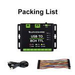 Convertitore USB-TTL UART industriale Waveshare 27076