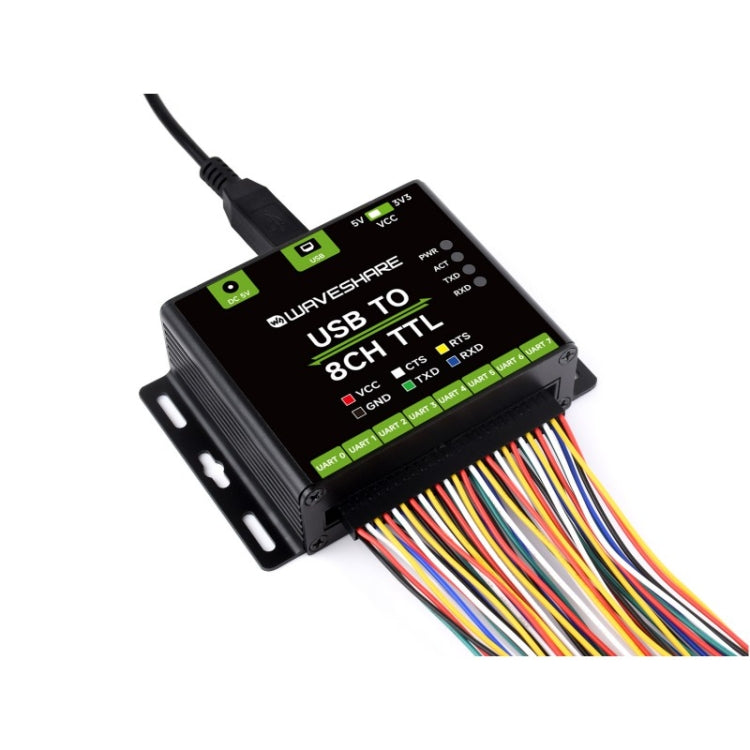 Convertitore di modulo di comunicazione seriale USB-TTL UART industriale Waveshare 27076, 27076