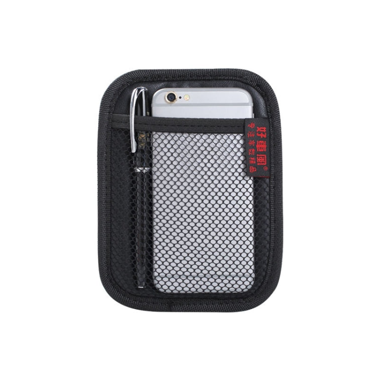 Borsa adesiva in rete per riporre cellulare in microfibra per auto, H005 Black Small, H006 Beige Small, H007 Gray Small, H008 Black Large, H009 Beige Large, H010 Gray Large