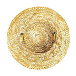 Mini cappello di paglia per animali domestici, cappello con visiera parasole per festa di compleanno di cani e gatti, S 10cm, M 13cm, L 16cm, XL 20cm