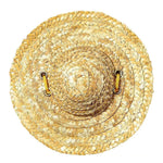 Mini cappello di paglia per animali domestici, cappello con visiera parasole per festa di compleanno di cani e gatti, S 10cm, M 13cm, L 16cm, XL 20cm