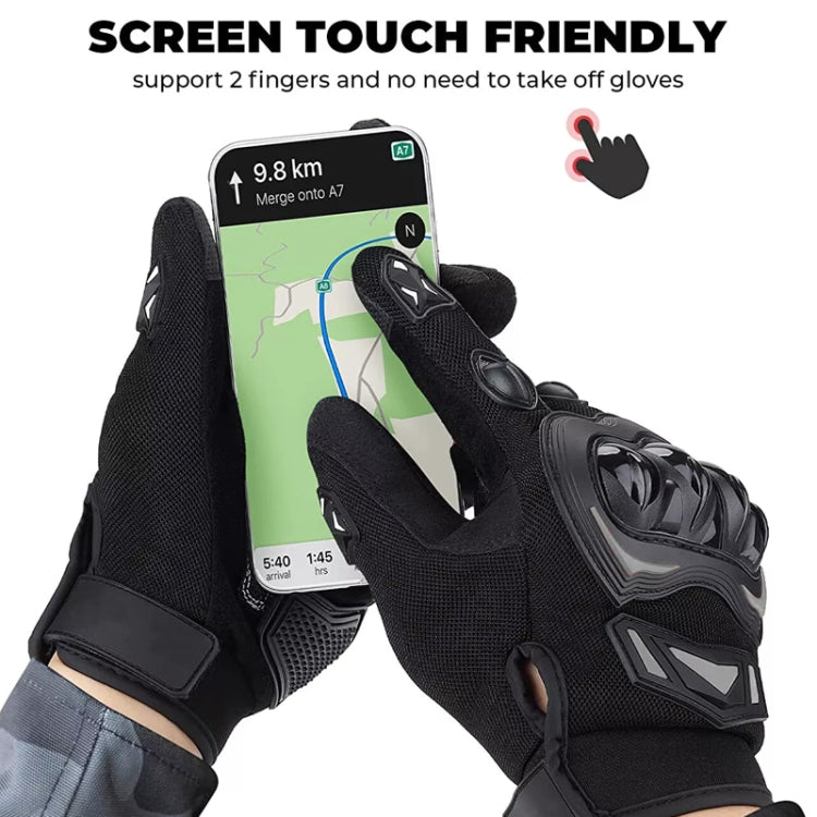 Guanti da moto per esterni antiscivolo con protezione solare touch screen, M, L, XL, XXL