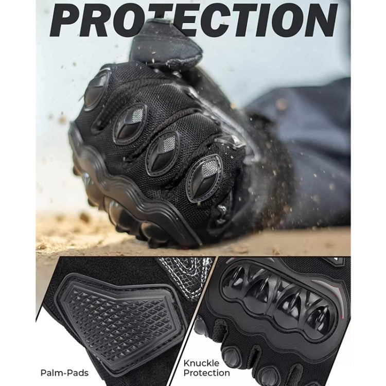 Guanti da moto per esterni antiscivolo con protezione solare touch screen, M, L, XL, XXL