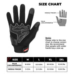 Guanti da moto per esterni antiscivolo con protezione solare touch screen, M, L, XL, XXL