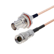 Cavo adattatore RF RG179 maschio CC4 a BNC femmina impermeabile attraverso la parete, 20cm, 30cm, 50cm, 100cm