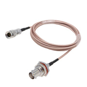 Cavo adattatore RF RG179 maschio CC4 a BNC femmina impermeabile attraverso la parete, 20cm, 30cm, 50cm, 100cm