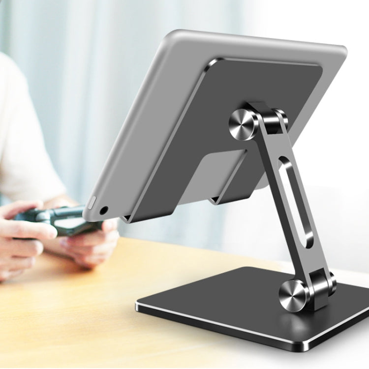 Supporto tablet in lega di alluminio pieghevole da tavolo