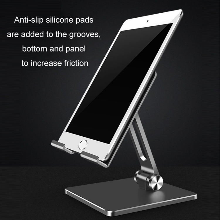 Supporto tablet in lega di alluminio pieghevole da tavolo