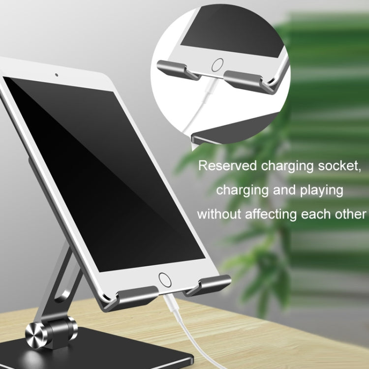 Supporto tablet in lega di alluminio pieghevole da tavolo
