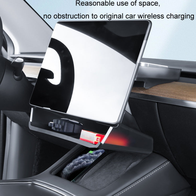 Per la scatola portaoggetti dello schermo Tesla Model Y/3, Model Y/3 Translucent White + Black, Model Y/3 Translucent Black + Black, Model Y/3 Translucent White + White, 2024 Model 3 Translucent White + Black, 2024 Model 3 Translucent Black + Black    ...