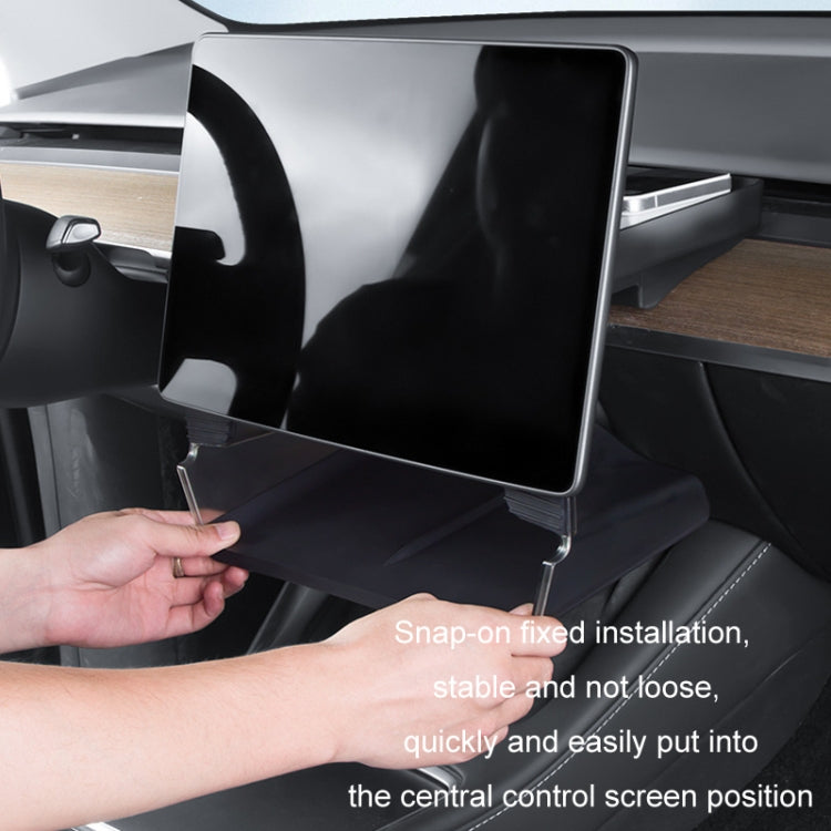 Per la scatola portaoggetti dello schermo Tesla Model Y/3, Model Y/3 Translucent White + Black, Model Y/3 Translucent Black + Black, Model Y/3 Translucent White + White, 2024 Model 3 Translucent White + Black, 2024 Model 3 Translucent Black + Black    ...