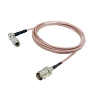 Cavo connettore CC4 maschio gomito a BNC femmina RG179 filo RF coassiale, 20cm, 30cm, 50cm, 100cm
