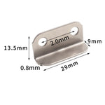 Accessori per serrature Piastra di bloccaggio per cassetti da ufficio ad angolo retto a forma di L Parti per mobili Fermaporta