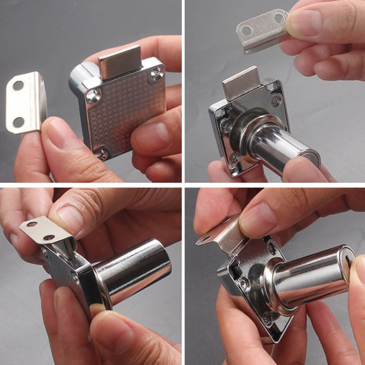 Accessori per serrature Piastra di bloccaggio per cassetti da ufficio ad angolo retto a forma di L Parti per mobili Fermaporta