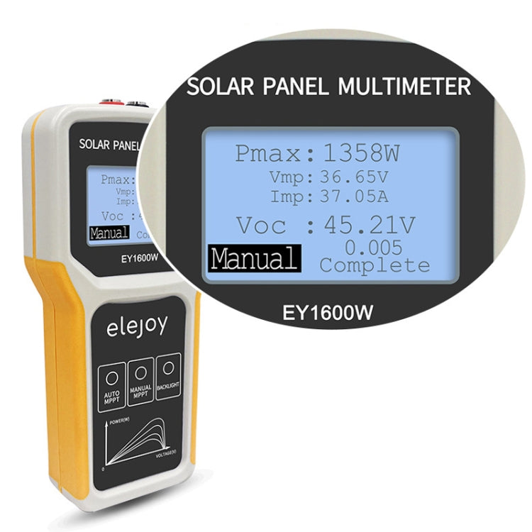 Multimetro MPPT 1600W per pannelli solari 12-60V