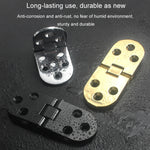 Cerniera pieghevole per porta dell'armadio Cerniera ribaltabile per tavolo semicircolare in lega di zinco ispessita, Gold, Silver, Black