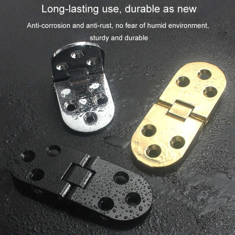 Cerniera pieghevole per porta dell'armadio Cerniera ribaltabile per tavolo semicircolare in lega di zinco ispessita, Gold, Silver, Black