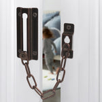 Catena di sicurezza per porta in acciaio 12cm