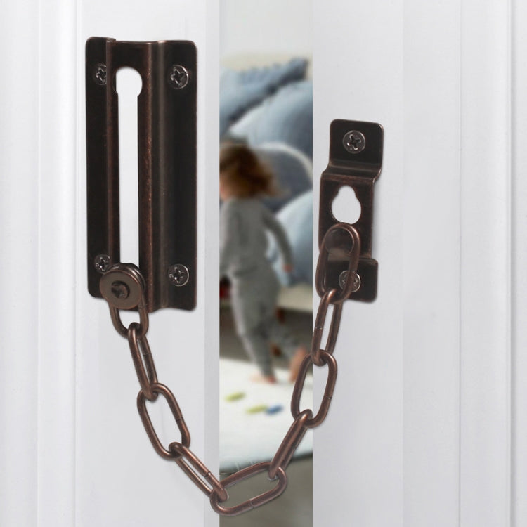Catena di sicurezza per porta in acciaio 12cm