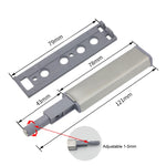 Chiusure magnetiche a spinta per porte di armadietti, senza maniglia, per aprire e chiudere gli armadietti, Flat Bottom
