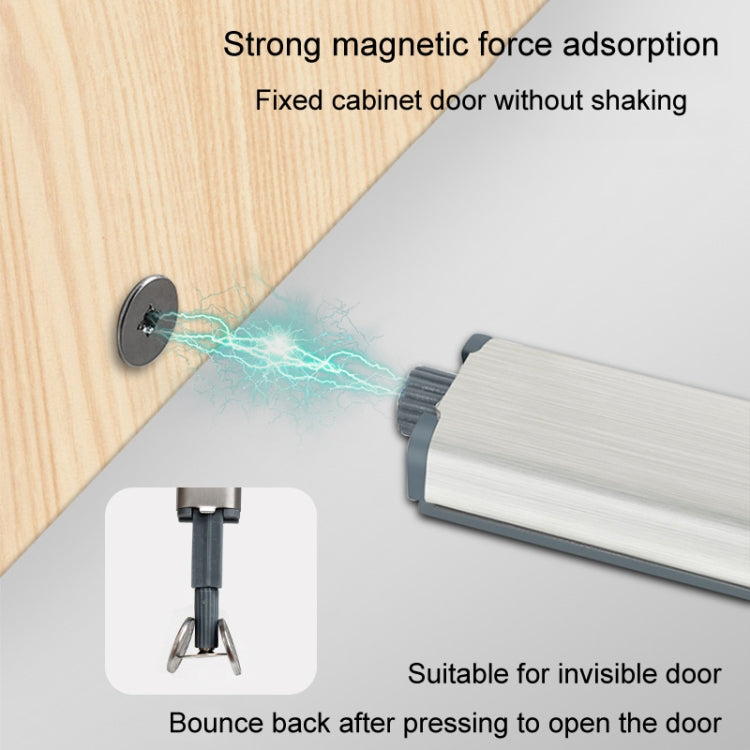 Chiusure magnetiche a spinta per porte di armadietti, senza maniglia, per aprire e chiudere gli armadietti, Flat Bottom