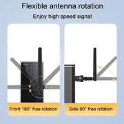 Scheda di rete wireless USB JINGHUA N5 Dual Band Driverless High Gain Antenna, Antenna Model 600M