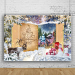 120x80cm Ghirlanda di Natale Scena di neve Fotografia Sfondo Tenda, 11421618, 11421670, 11421909, 11422035, 11422036, 11422037, 12805213, 12805214, 12805218