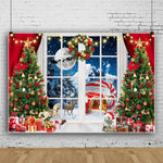 120x80cm Ghirlanda di Natale Scena di neve Fotografia Sfondo Tenda, 11421618, 11421670, 11421909, 11422035, 11422036, 11422037, 12805213, 12805214, 12805218