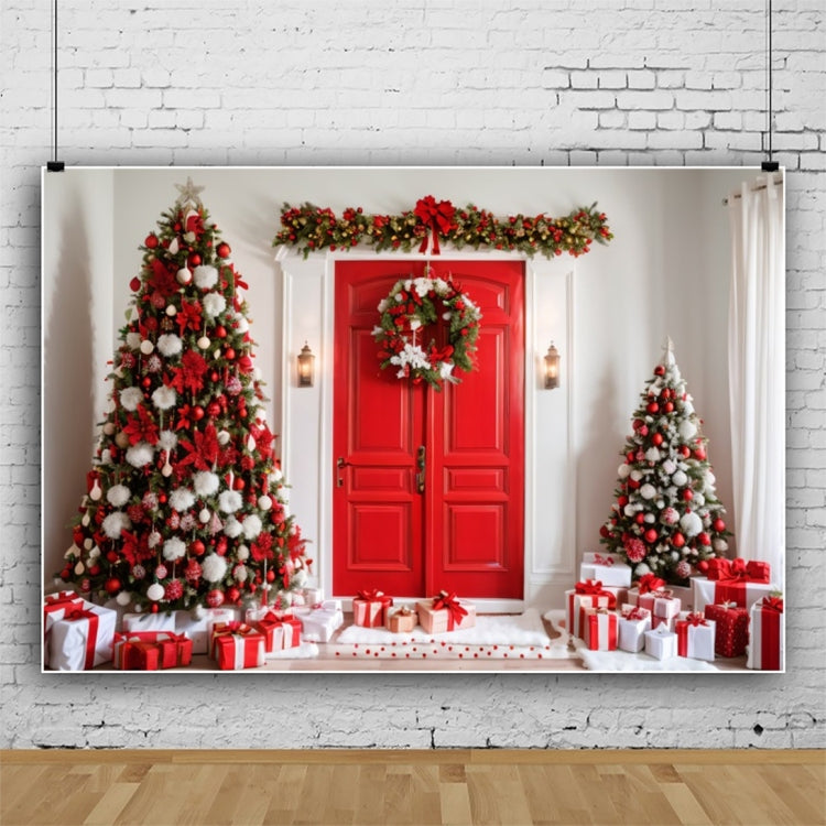 120x80cm Ghirlanda di Natale Scena di neve Fotografia Sfondo Tenda, 11421618, 11421670, 11421909, 11422035, 11422036, 11422037, 12805213, 12805214, 12805218