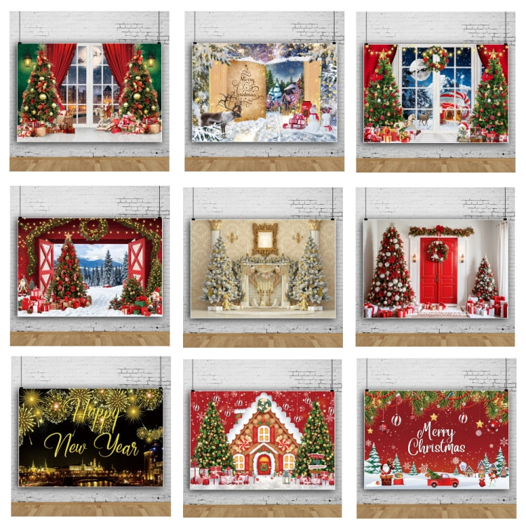120x80cm Ghirlanda di Natale Scena di neve Fotografia Sfondo Tenda, 11421618, 11421670, 11421909, 11422035, 11422036, 11422037, 12805213, 12805214, 12805218