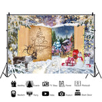 120x80cm Ghirlanda di Natale Scena di neve Fotografia Sfondo Tenda, 11421618, 11421670, 11421909, 11422035, 11422036, 11422037, 12805213, 12805214, 12805218
