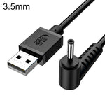 Cavo di ricarica USB a CC JINGHUA U550C Cavo di alimentazione per piccoli elettrodomestici, 3.5mm, 5.5mm