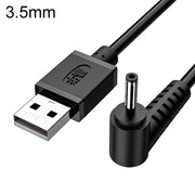 Cavo di ricarica USB a CC JINGHUA U550C Cavo di alimentazione per piccoli elettrodomestici, 3.5mm, 5.5mm