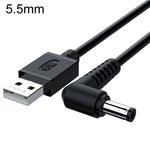 Cavo di ricarica USB a CC JINGHUA U550C Cavo di alimentazione per piccoli elettrodomestici, 3.5mm, 5.5mm
