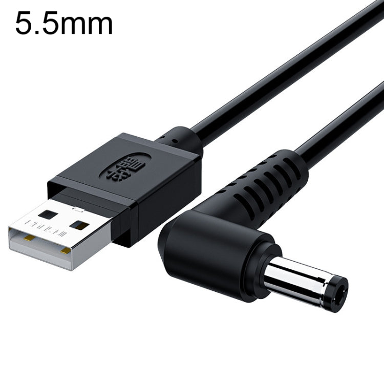 Cavo di ricarica USB a CC JINGHUA U550C Cavo di alimentazione per piccoli elettrodomestici, 3.5mm, 5.5mm