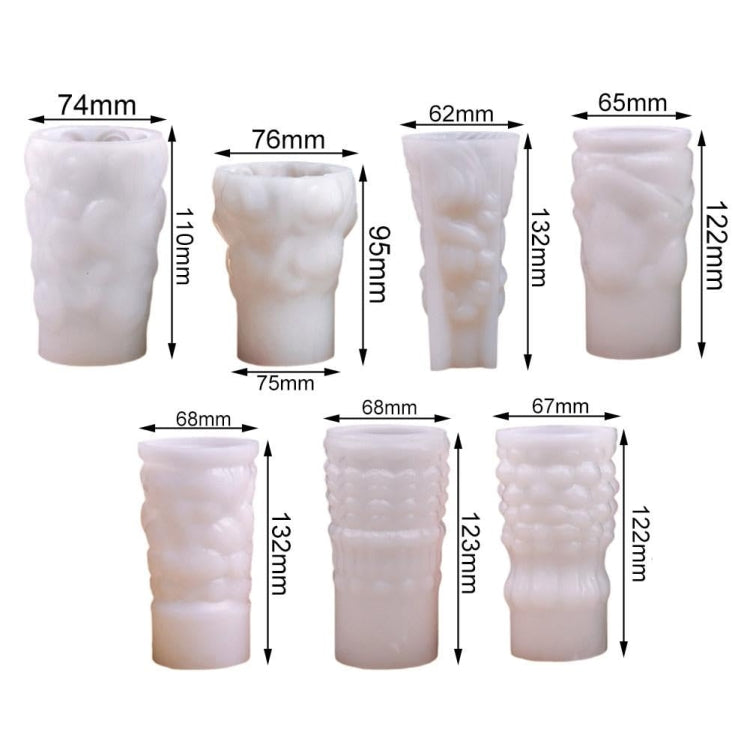 Ornamenti per candele aromaterapiche per albero di Natale fai da te stampo in silicone, C1 ZL-268-1, C1 ZL-268-2, C1 ZL-268-3, D1  ZL-269-1, D2  ZL-269-2, D3  ZL-269-3, D4  ZL-269-4