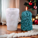 Ornamenti per candele aromaterapiche per albero di Natale fai da te stampo in silicone, C1 ZL-268-1, C1 ZL-268-2, C1 ZL-268-3, D1  ZL-269-1, D2  ZL-269-2, D3  ZL-269-3, D4  ZL-269-4